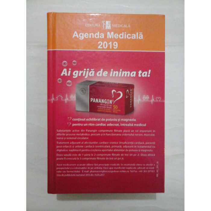 AGENDA MEDICALA (2019) - Editura Medicala AGENDA MEDICALA (2019) - Editura Medicala